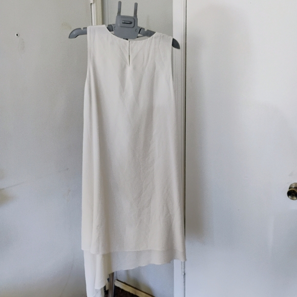 Eileen Fisher Layered‎ Asymmetrical 100%silk Dress, New, No Tags - Picture 3 of 9